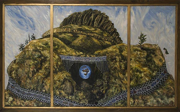 Mountain with Xhosa Beads